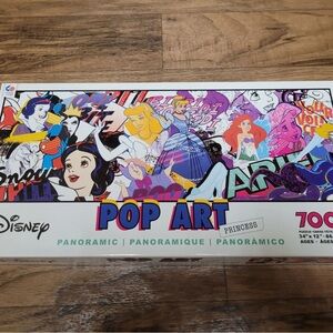 Disney Pop Art Princess Puzzle with Vibrant Colors